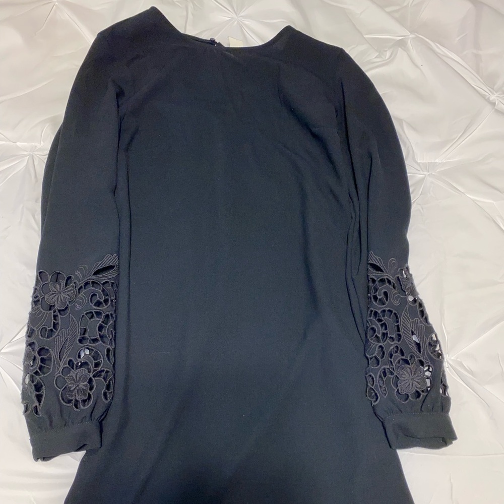 Long sleeve little black dress